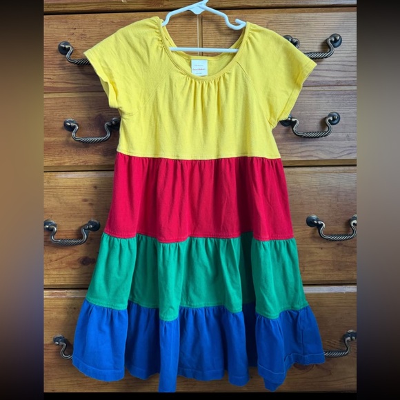 Hanna Andersson Other - Hanna Andersson color block twirl dress size 5